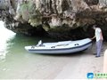 实拍 泰国普吉岛 水上警用橡皮艇